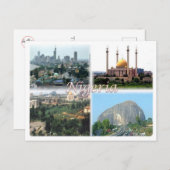 NG Nigeria Postkarte (Vorne/Hinten)