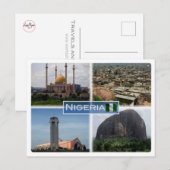 NG Nigeria Postkarte (Vorne/Hinten)