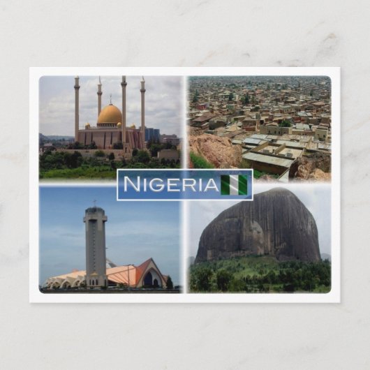 NG Nigeria Postkarte (Vorderseite)