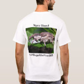 Ngaio weevil for bug of the year 2025 T-Shirt (Rückseite)