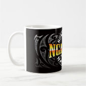 Ngapuhi Berufssoldat Moko Kaffeetasse (Links)