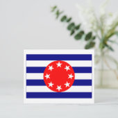 Ngarchelong Flag Postkarte (Stehend Vorderseite)