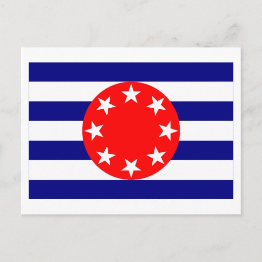 Ngarchelong Flag Postkarte (Vorderseite)