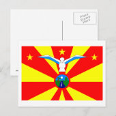 Ngardmau-Flagge Postkarte (Vorne/Hinten)
