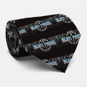 Ngati Porou Lifer Moko Chrome Krawatte (Gerollt)