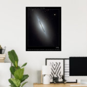 NGC5866-Edge-OnLenticularGalaxy-20 Poster (Heimbüro)