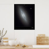 NGC5866-Edge-OnLenticularGalaxy-20 Poster (Küche)