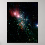 NGC 1333 Chaotische Geburt von Sternen Poster (Vorne)