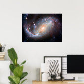 NGC 1672 Barred Spiral Galaxy Poster (Heimbüro)