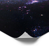 NGC 1672 | Spiralgalaxie | Weltraumteleskope Poster (Ecke)