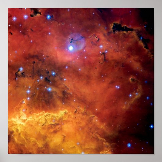 NGC 2467 Nebula - Hubble-Teleskop-Foto Poster (Vorne)