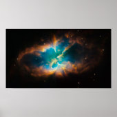 NGC 2818 Planetennebel glühend Poster (Vorne)