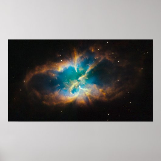 NGC 2818 Planetennebel glühend Poster (Vorne)