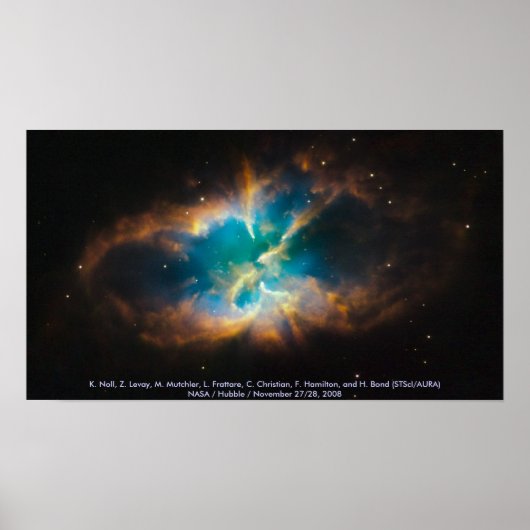 NGC 2818/Planetennebel Poster (Vorne)