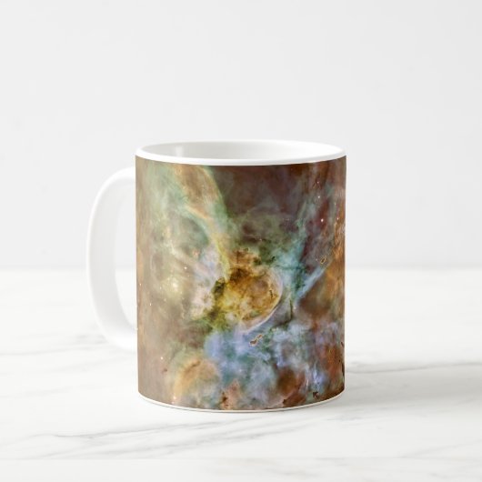 NGC 3372 Carinae-Nebel vom Hubble Kaffeetasse (Vorderseite Links)