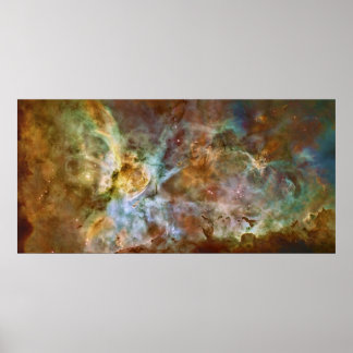 NGC 3372 Carinae-Nebel vom Hubble Poster