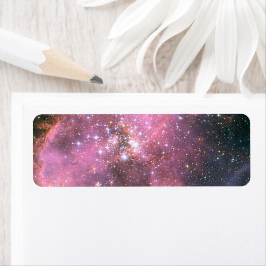 NGC 346 in Pink Celestial Digital Art (Insitu)