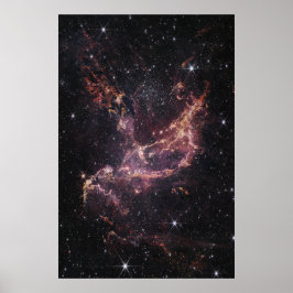 NGC 346 Sternencluster Inside a Nebula | JWST Poster