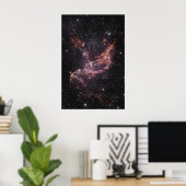 NGC 346 Sternencluster Inside a Nebula | JWST Poster (Heimbüro)