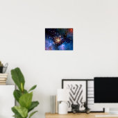 NGC 3603 Star Cluster - NASA Hubble Space Foto Poster (Heimbüro)