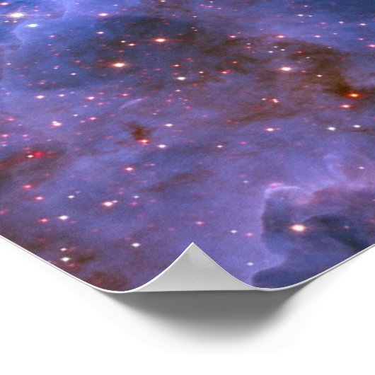 NGC 3603 Superstar-Cluster NASA Poster (Ecke)