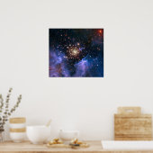 NGC 3603 Superstar-Cluster NASA Poster (Küche)