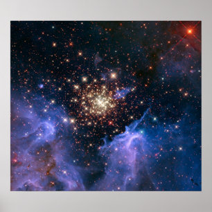 NGC 3603 Superstar-Cluster NASA Poster