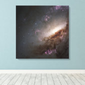 Ngc 4258 in der Intensivsternbildung. Leinwanddruck (Insitu (Holzboden))