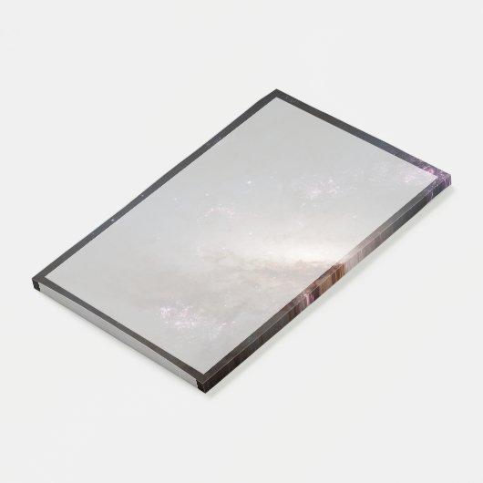 Ngc 4258 in der Intensivsternbildung. Post-it Klebezettel (angewinkelt)