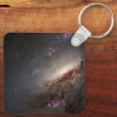 Ngc 4258 in der Intensivsternbildung. Schlüsselanhänger (Rückseite)