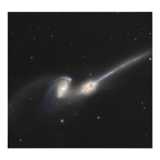 NGC 4676, auch bekannt als die Mäuseggalaxien Fotodruck (Vorne)