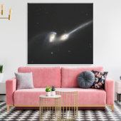 NGC 4676, auch bekannt als die Mäuseggalaxien Leinwanddruck (Insitu (Wohnzimmer))