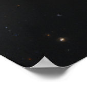 NGC 4676, auch bekannt als die Mäuseggalaxien Poster (Ecke)
