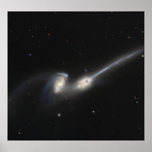 NGC 4676, auch bekannt als die Mäuseggalaxien Poster (Vorne)