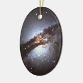NGC 5128 Centaurus A Galaxy NASA Keramikornament (Links)