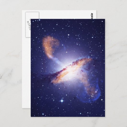 NGC 5128 Centaurus A Galaxy NASA Postkarte (Vorne/Hinten)