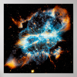 NGC 5189 Planetarischer Nebel - Hubble-Weltraumfot Poster