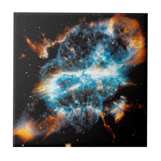 NGC 5189 Planetennebel - Hubble-Foto Fliese (Vorderseite)