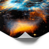 NGC 5189 Planetennebel - Hubble-Foto Poster (Ecke)