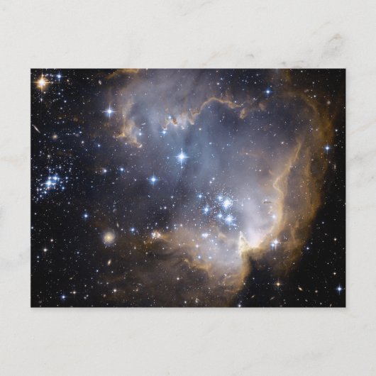 NGC 602 bright stars NASA Postkarte (Vorderseite)