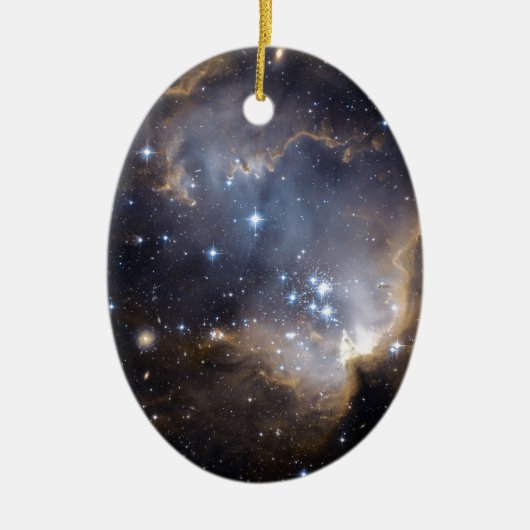 NGC 602 helle Sterne NASA Keramik Ornament (Vorne)