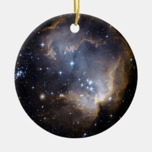 NGC 602 helle Sterne NASA Keramik Ornament (Vorne)