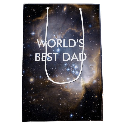 NGC 602 helle Sterne NASA Mittlere Geschenktüte (Rückseite)