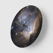 NGC 602 helle Sterne NASA Runde Wanduhr (Winkel)