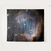 NGC 602 helle Sterne NASA Wandteppich (Vorderseite (Horizontal))