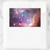 NGC 602 Star Formation - NASA Hubble Space Foto Rechteckiger Aufkleber (Tasche)