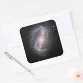 NGC-6217 Barred Spiral Galaxy Quadratischer Aufkleber (Umschlag)