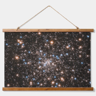 Ngc 6397 wandteppich mit holzrahmen