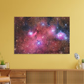 NGC 6559 Nebula in Sagittarius Leinwanddruck (Insitu (Wohnzimmer))