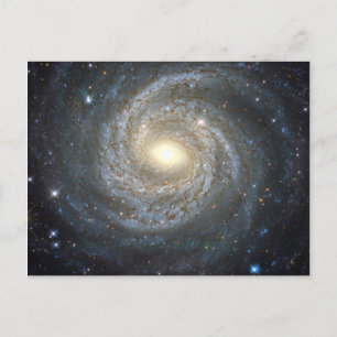 NGC 6814 Spiral Snowflake Galaxy Postkarte